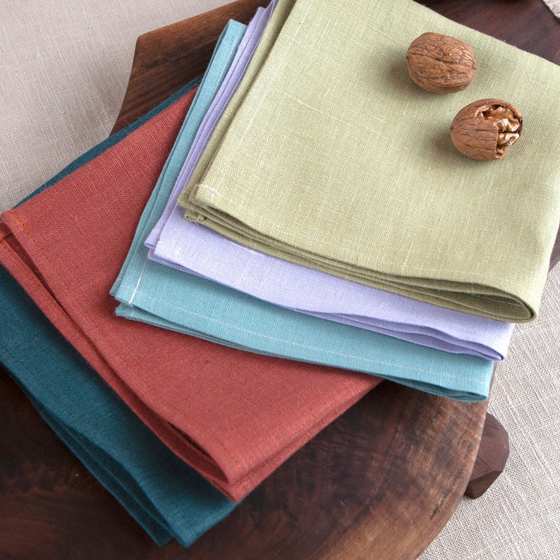 Square Linen Luxury Modern Table Linen Placemats Placemats Etsy