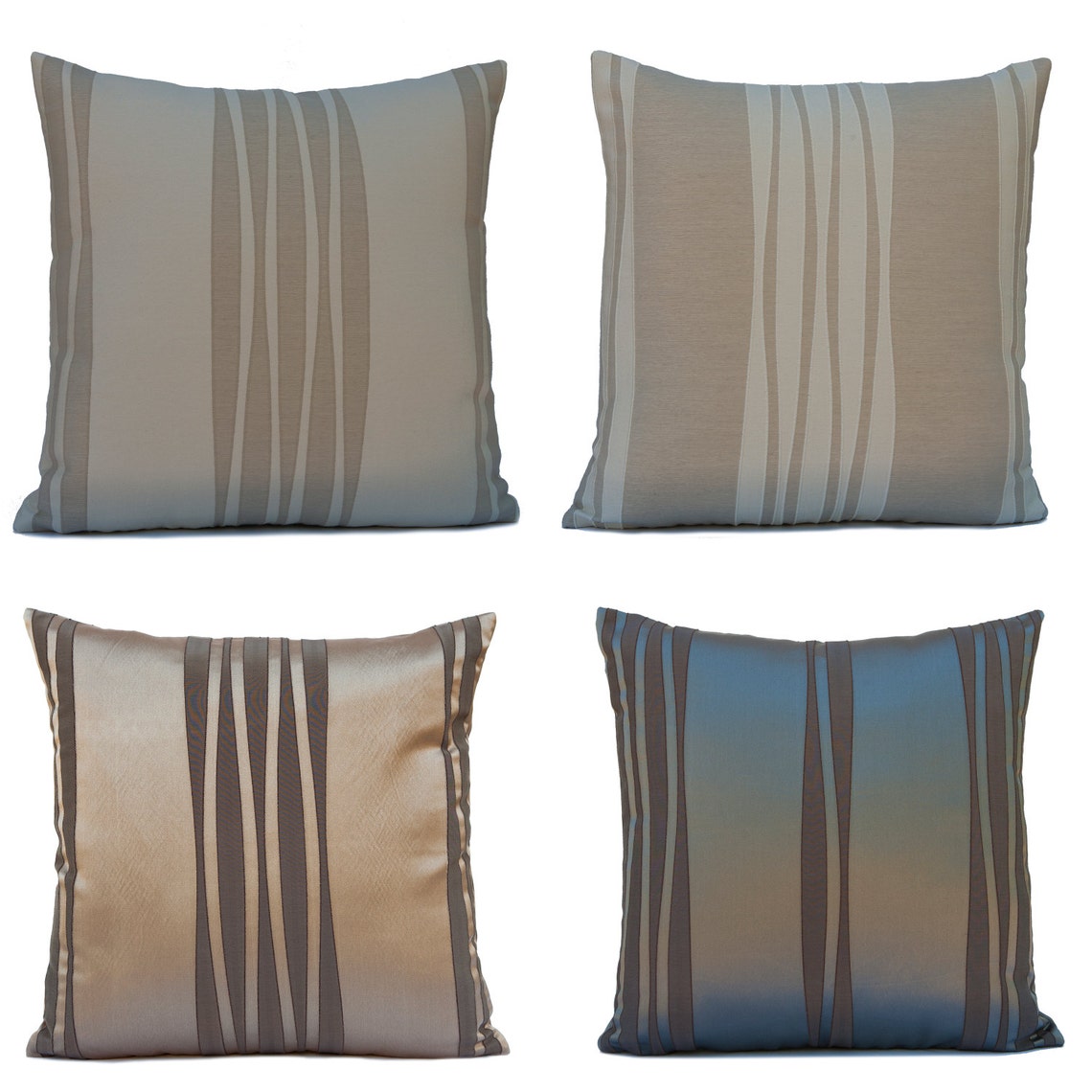 Grey and Brown Pillow Throw Pillow Cover Decorative Pillow - Etsy