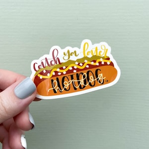The Hotdog Sticker - WATERPROOF