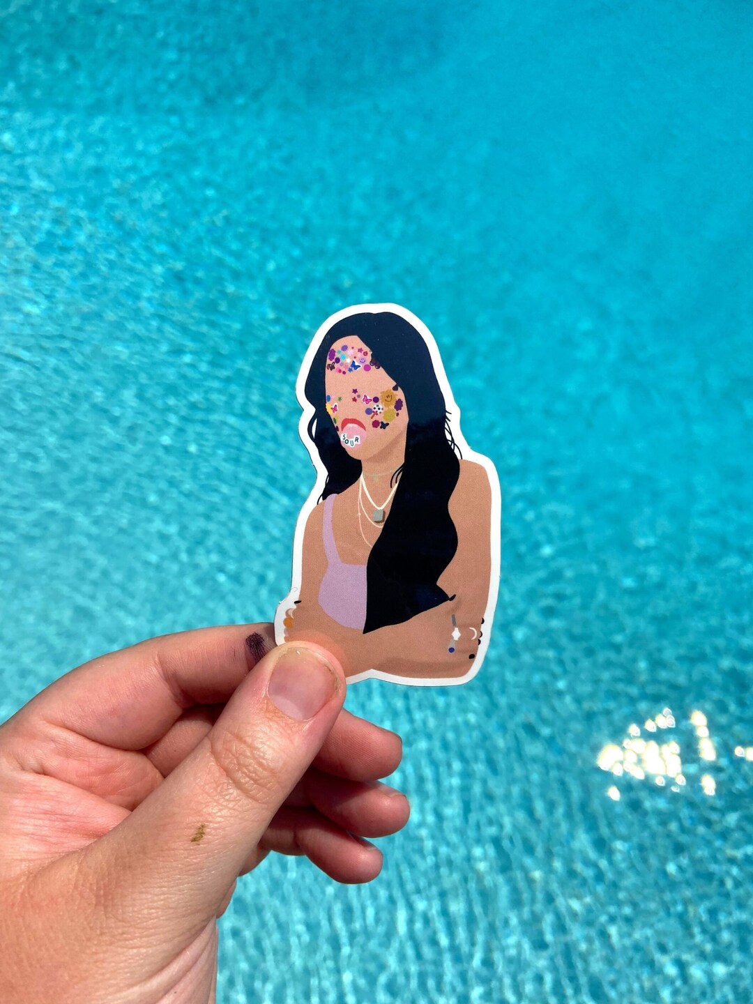 The Olivia Sticker - WATERPROOF - Etsy