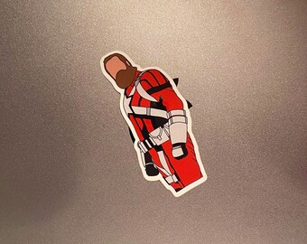 Red Guardian Sticker - WATERPROOF