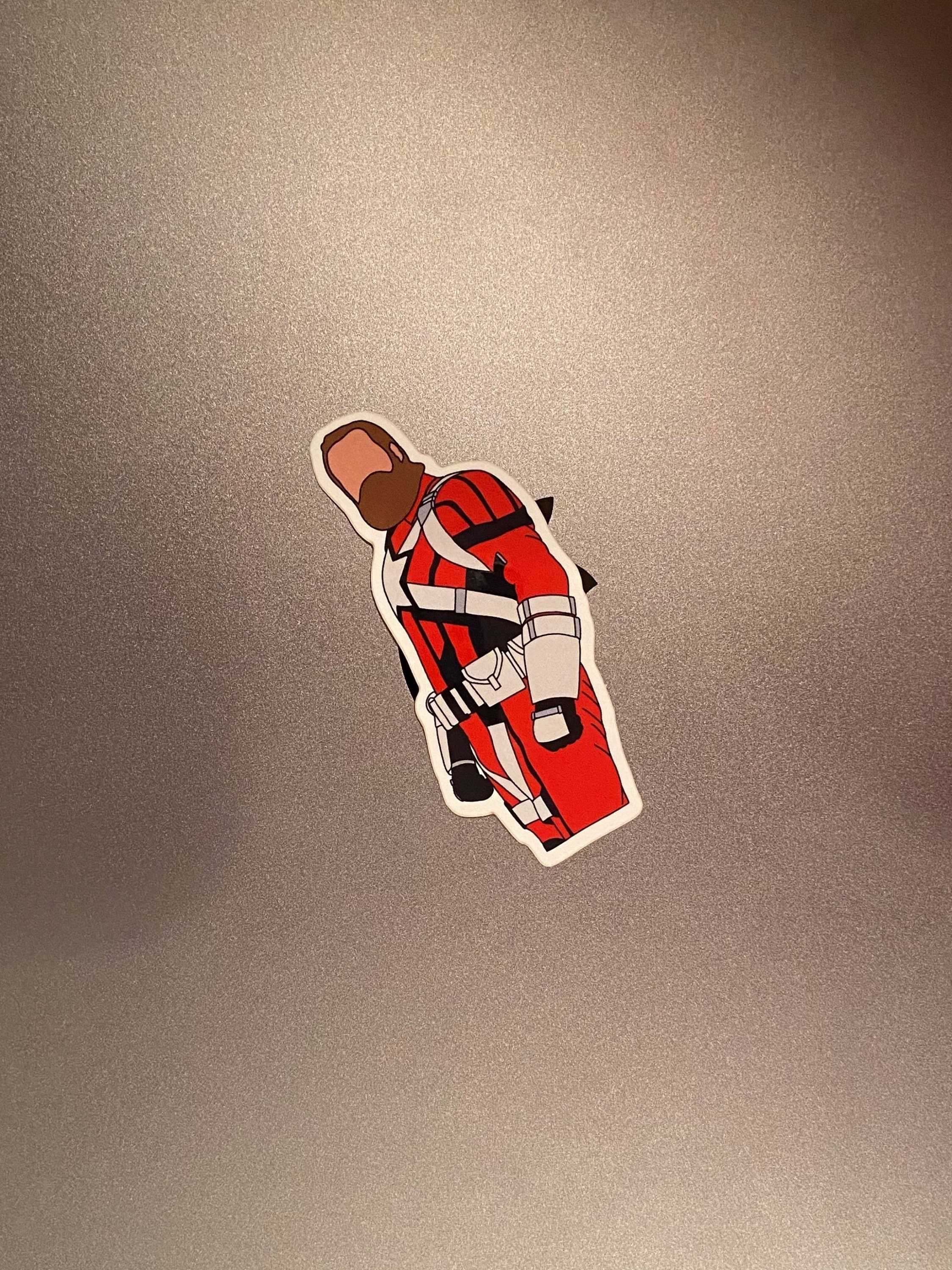 Red Guardian Sticker - WATERPROOF
