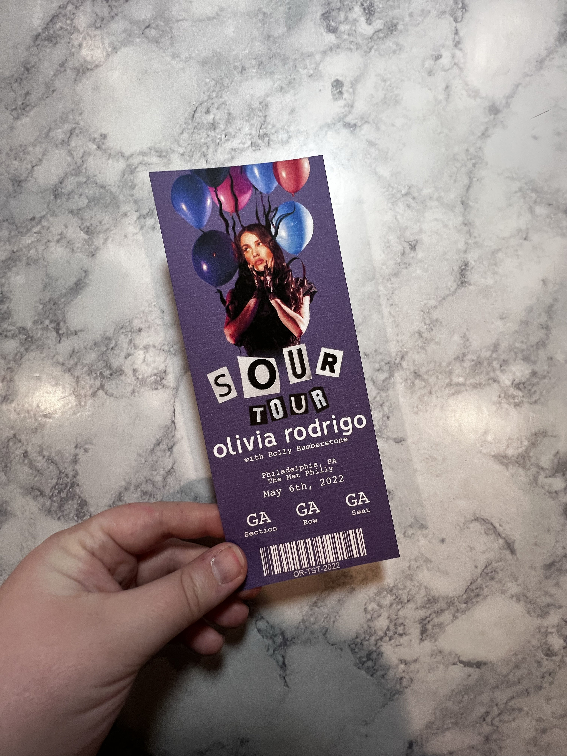 Customizable Olivia Rodrigo Ticket - Etsy