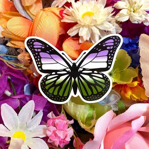 Gender Queer Butterfly Sticker