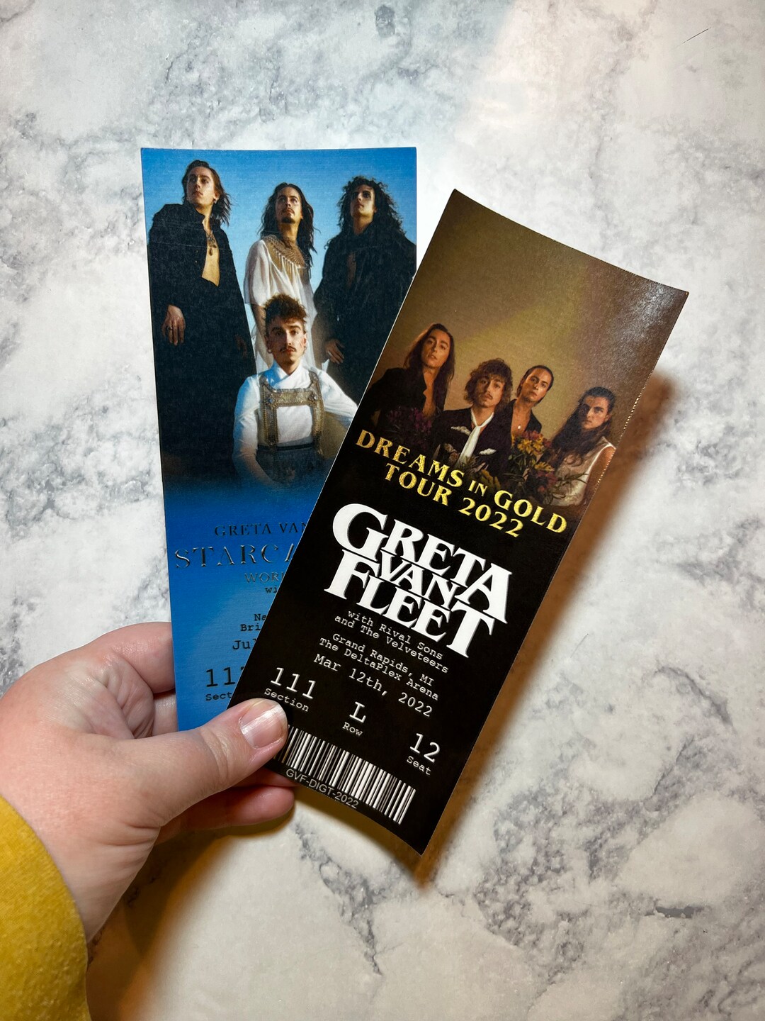 Customizable Greta Van Fleet Ticket Etsy