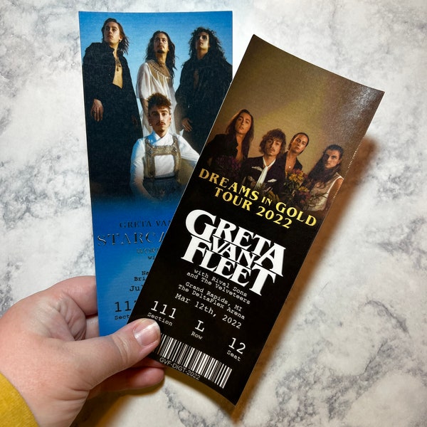 Greta Van Fleet Starcatcher Ticket Etsy
