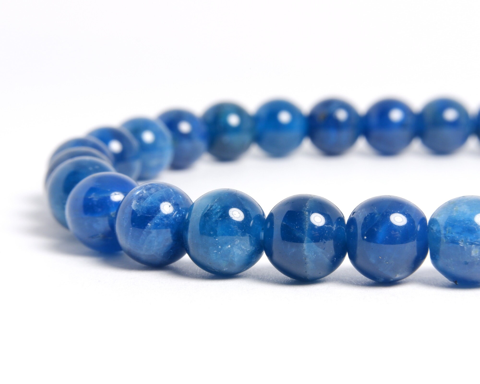 BRAZILIAN BLUE APATITE RECTANGLE BEADS STRETCH BRACELET 7.5" 16mm 220cts AAA+++ BRAZILIAN BLUE APATITE RECTANGLE BEADS STRETCH BRACELET 7.5" 16mm 220cts AAA+++
