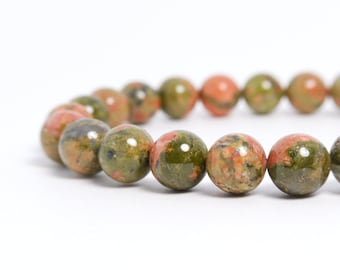 8mm Unakite Stretch Bracelet