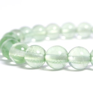 8mm Green Fluorite Stretch Bracelet