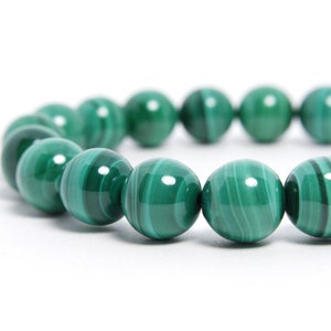 8mm Malachite Stretch Bracelet