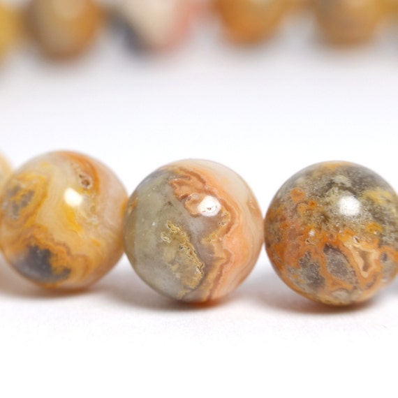 8mm メキシコ産クレイジーレースアゲート天然石ブレスレット - Etsy 日本