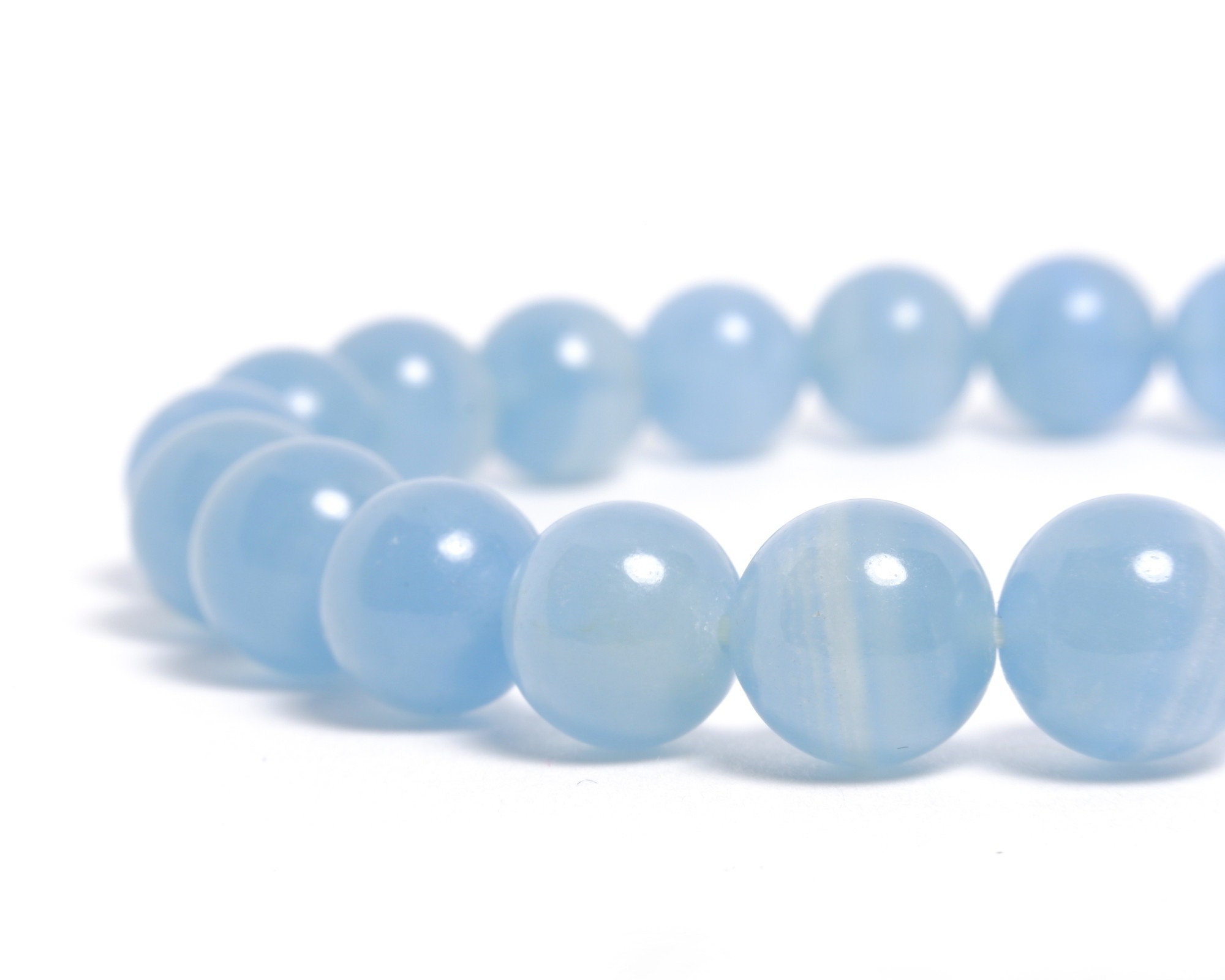 Blue calcite bracelet deals