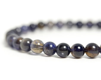 6mm Iolite (Madagascar) Beaded Bracelet