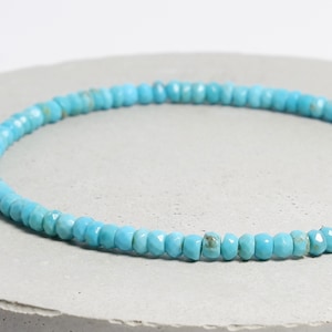 Kingman Turquoise bracelet / dainty turquoise bracelet / delicate turquoise bracelet