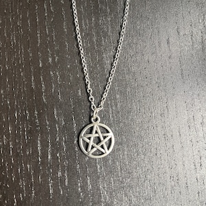 Silver Pentagram Necklace