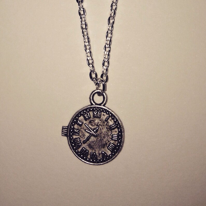 Stop watch 34 inch chain necklace Etsy