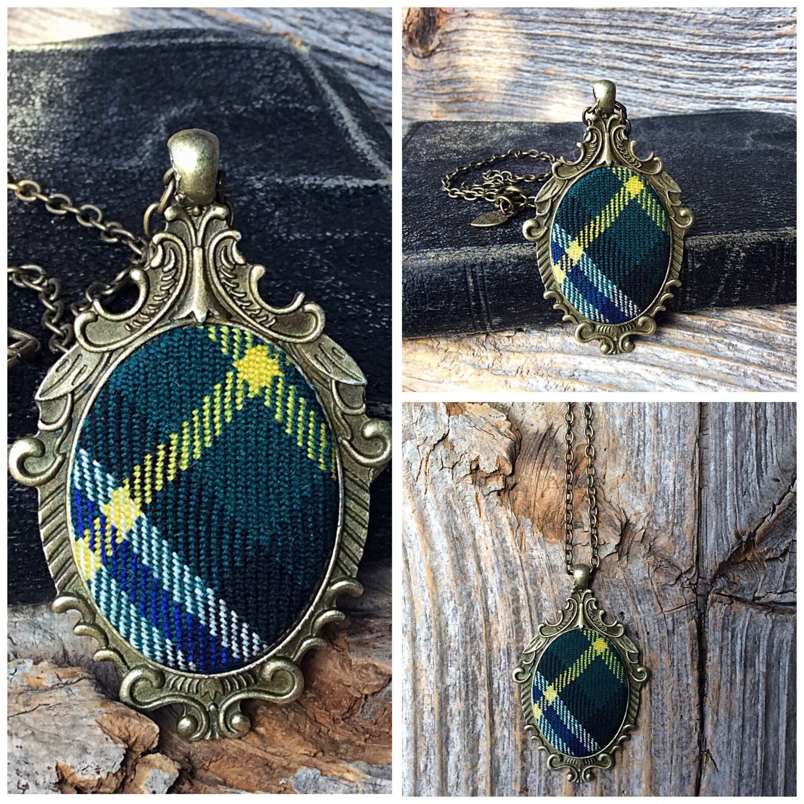 Gordon Dress Modern Tartan Crest Apron main image 1
