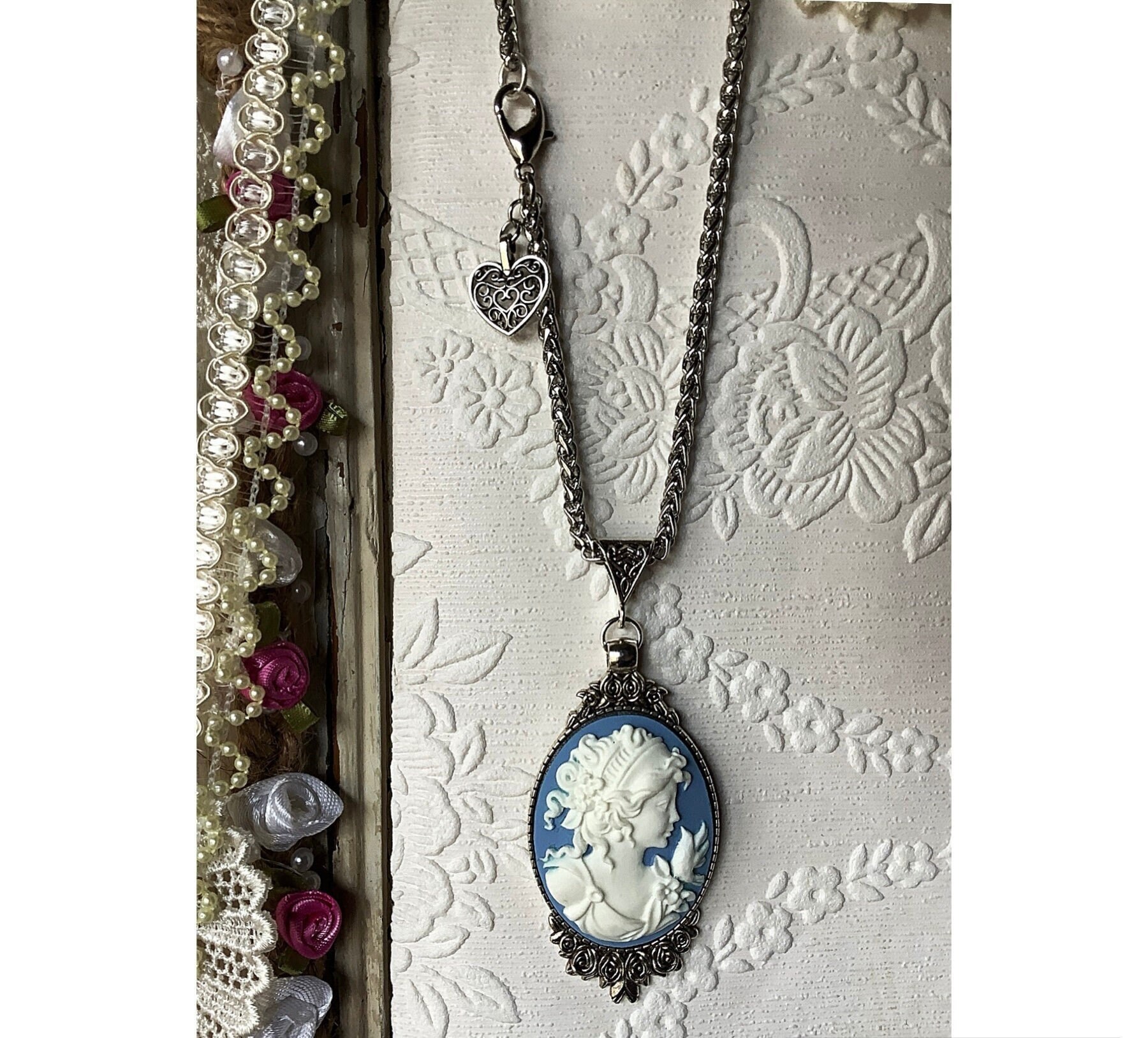 Wedgwood necklace - Etsy 日本