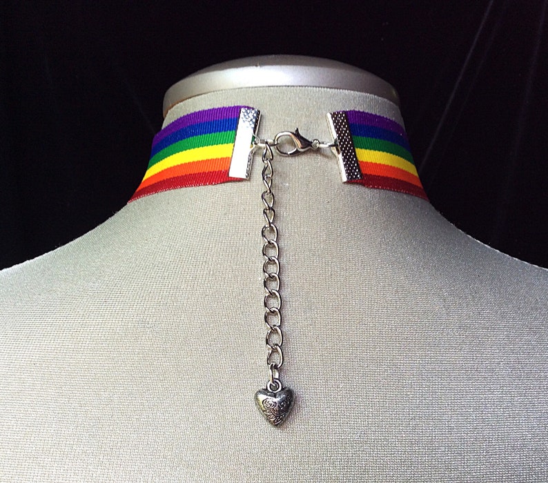Gay Pride Jewelry Gay Pride Necklace Rainbow Choker Pride Etsy