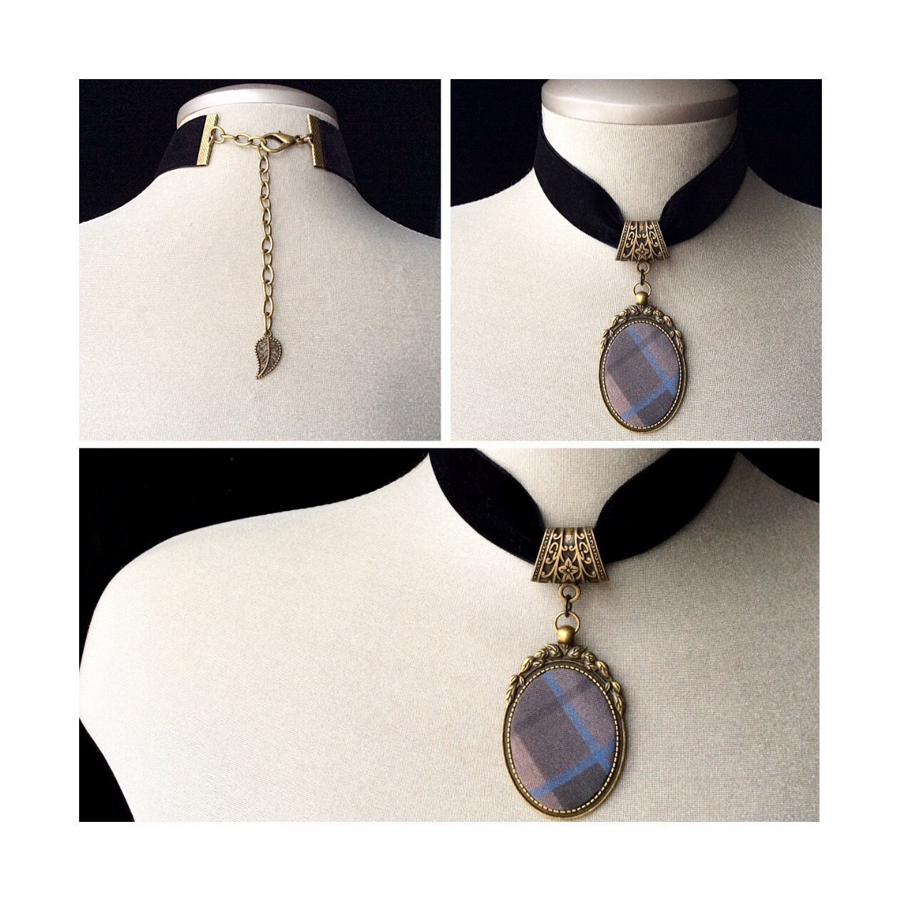 Outlander Inspired Jewelry - Collana con doppio cardo scozzese Sassenach Scottish Outlander regalo scozzese collana scozzese, Grande