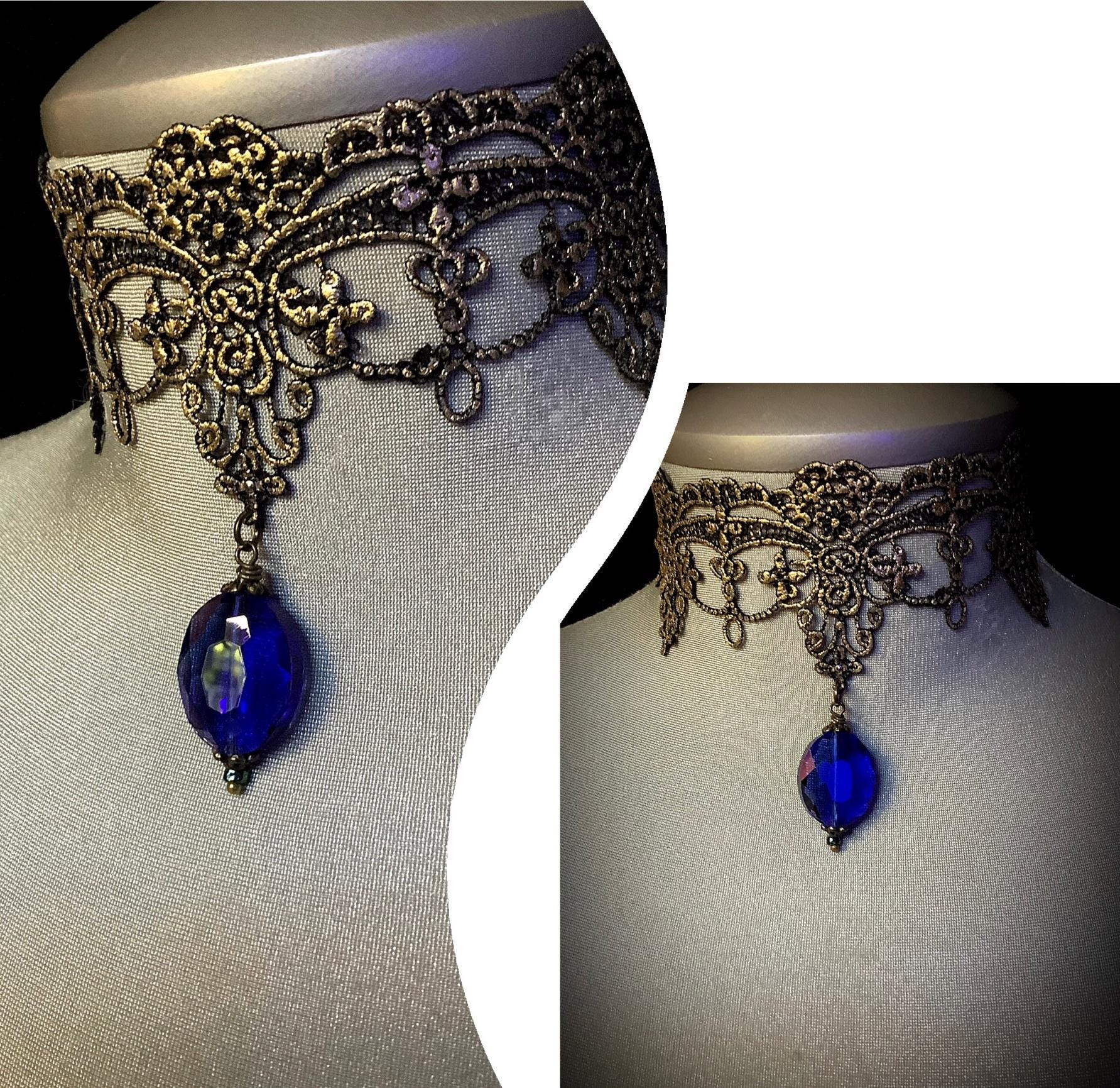 Blue Sapphire Choker Necklace