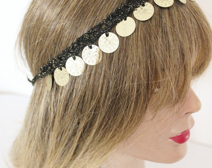 Turkish Ethnic Band Handmade Headband Coins Headband Hippie Etsy
