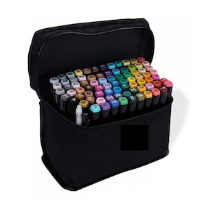 80pcs Mixed Colour Marker Pens Set 1mm 6mm Dual Head Sketching Scribbling Crafts Fast Drying Non Toxic High Quality Ink Alcohol Based Ink