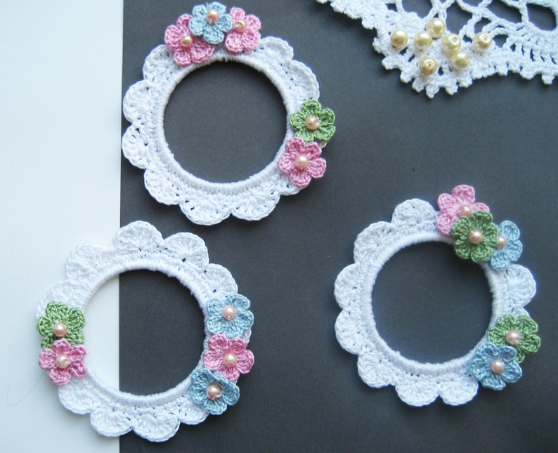 Nursery Wall Hangings Wall Frames 3pcs ,Crochet Frame Kids Room Decor New Baby gift Nursery decor Crochet frames Picture Frames