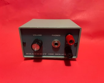 HEATHKIT Model HD-1416 Morse Code Practice Oscillator, Ham Radio, Telegraphy