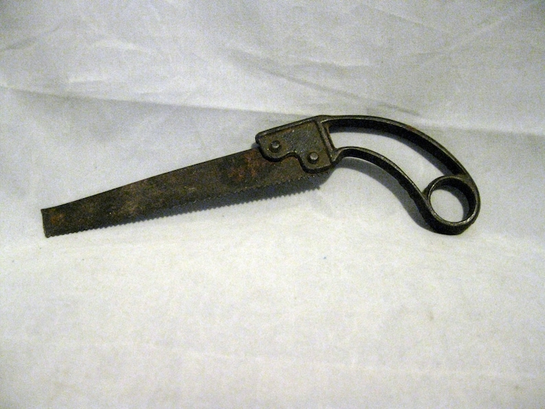Vintage Hand Saw With Pistol Grip Handle, Small Hand Tool, Woodworking Etsy