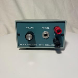 HEATHKIT Model HD-1416 Morse Code Practice Oscillator, Ham Radio, Telegraphy