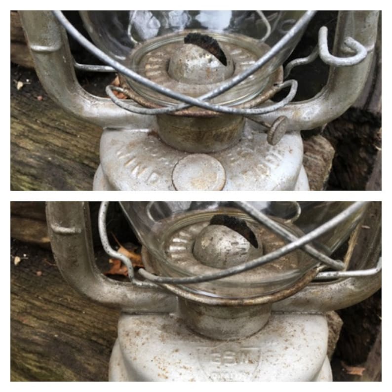 Antique GSW Beacon Windproof Oil Lantern, Kerosene Lamp, Railroad Lamp, Made in Canada, RH00438