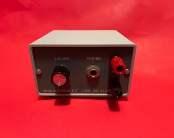 Oscillatore per esercitazioni di codice Morse HEATHKIT modello HD-1416, radioamatori, telegrafia