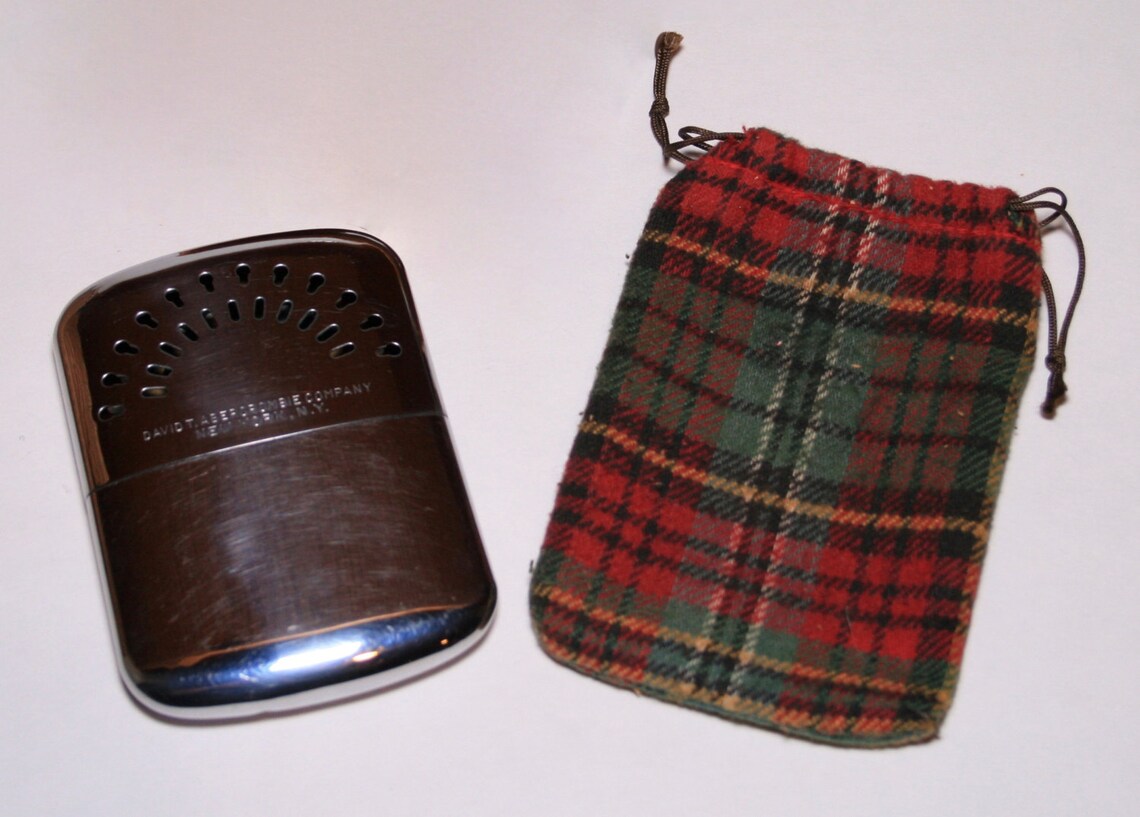 Vintage David T Abercrombie Hand Warmer Lighter Fluid Etsy