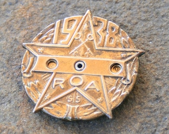 Radio Orphan Annie 1938 Decoder Badge, Vecchio tempo Radio giocattolo interattivo