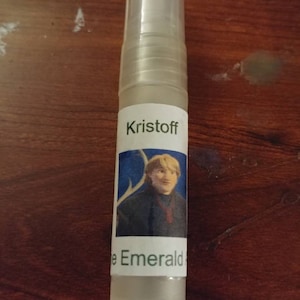 Kristoff from Frozen Disney inspired cologne body spray 5ml travel size spray bottle