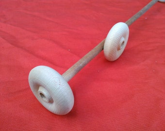 Hard Maple Toy Wheels, 2 inch Wooden Rollers, Craft Supplies/ Use Promo Code/ NOBLING