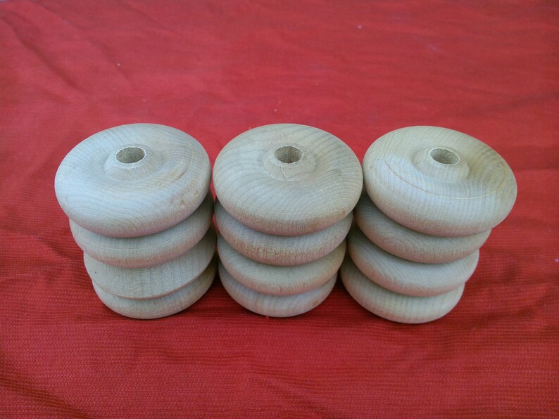 Woododdities wood Wheels Hardwood Toy Wheels Wooden Etsy