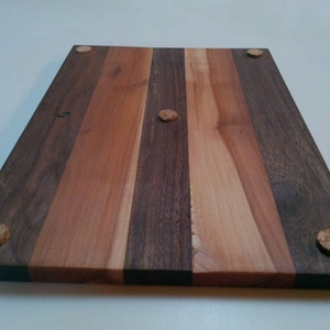 Wood Cutting Board, Walnut & Apple Wood Cutting Board, Appetizer Platter, Serving Tray/ SALE/ Use Promo Code/ SPRING24 image 3