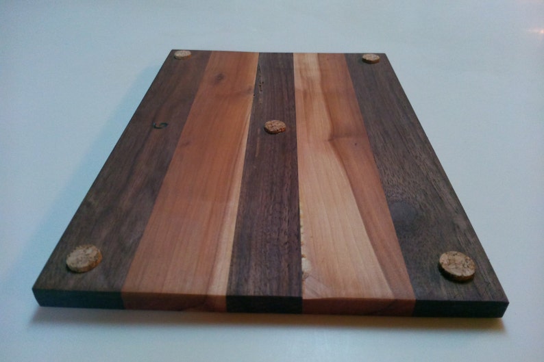 Wood Cutting Board, Walnut & Apple Wood Cutting Board, Appetizer Platter, Serving Tray/ SALE/ Use Promo Code/ SPRING24 image 3