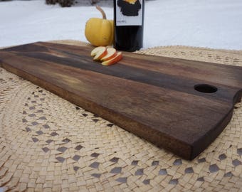 Wood Cutting Board, Black Walnut Cutting/Serving Board, Hardwood Appetizer Platter/ SAVE 10% / Use Promo Code / SPRING24