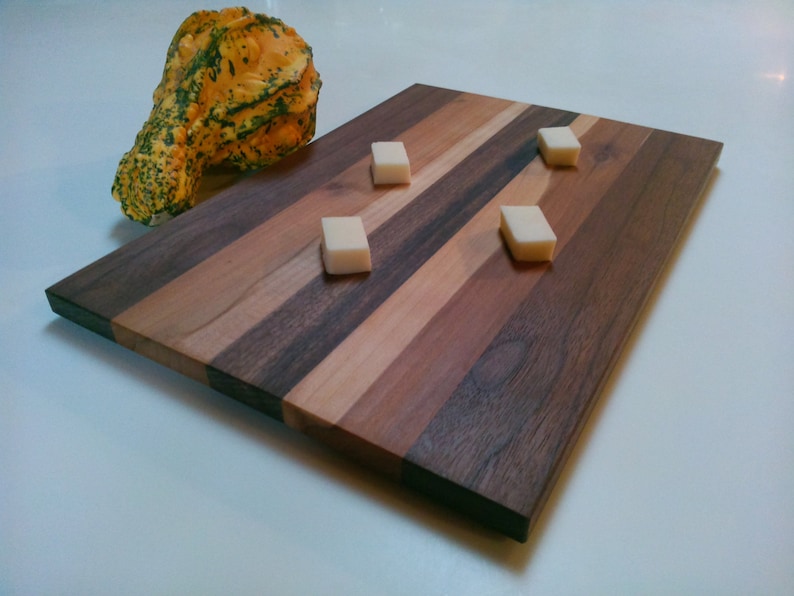 Wood Cutting Board, Walnut & Apple Wood Cutting Board, Appetizer Platter, Serving Tray/ SALE/ Use Promo Code/ SPRING24 image 5