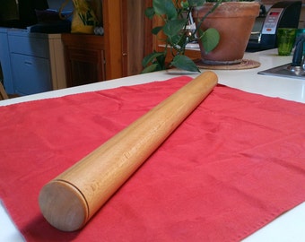 Rolling Pin, Cookie/Pie Dough Roller, Hardwood Pasta Roller