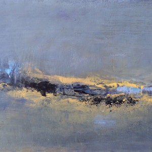 peinture abstraite sur carton