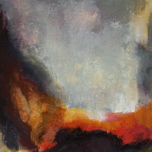 Peinture acrylique sur carton toilé 22x27 cm