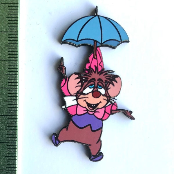 Dormouse - Alice in Wonderland keyring, pin badge and (new) large magnet. Can be Personalised.