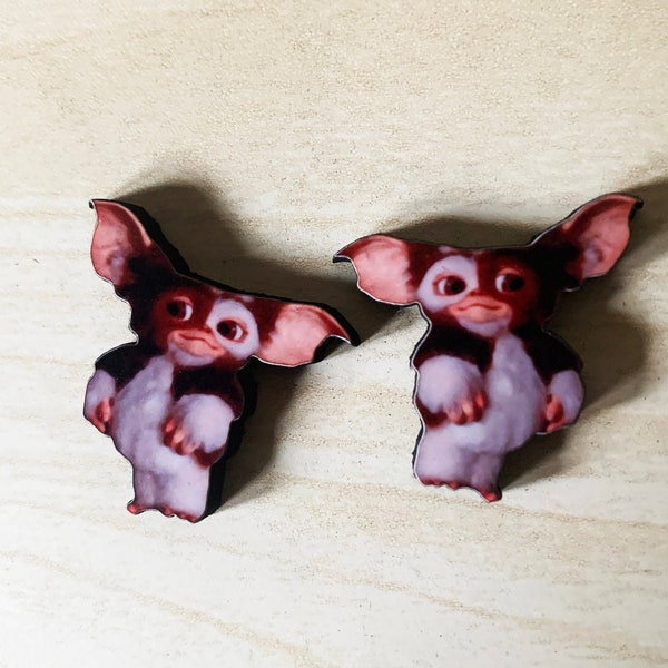 Gizmo Stud Earrings- Unique and Intricately Cut Gizmo earrings.