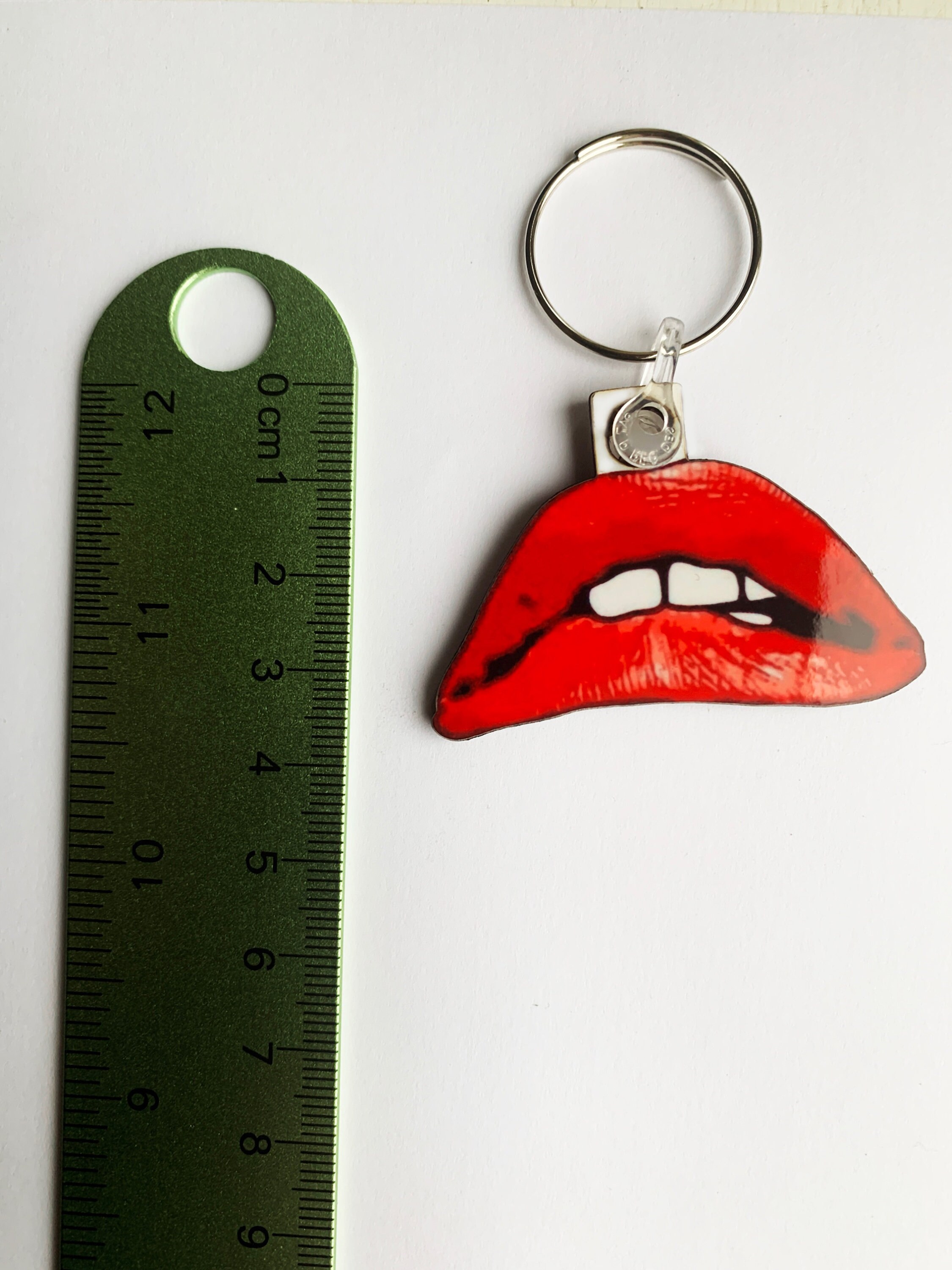 pin badge and Rocky Horror Lips keyring large magnet new Personalise for FREE