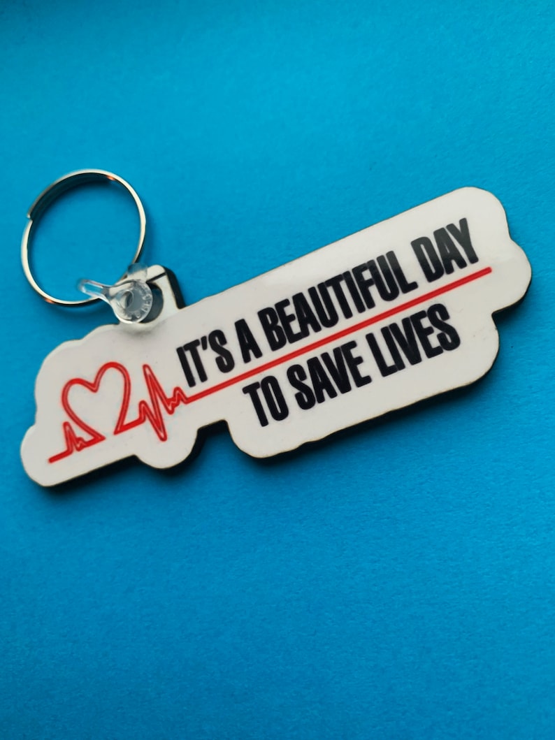 Greys Anatomy Keyring Pin Badge and new Large Etsy UK