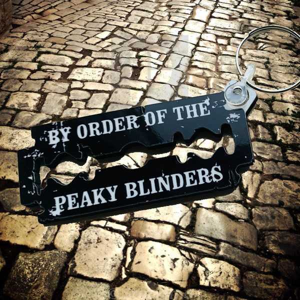 By Order Of The Peaky Blinders keyring, pin badge and (new) large magnet. Can be Personalised.